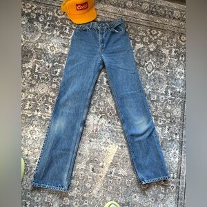 Vintage Orange tab Levi’s made in USA Blue Jeans